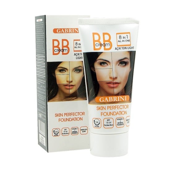 Gabrini-BB-Cream-Light-550x550 بی بی کرم گابرینی GABRINI BB CREAM رنگ روشن لایت حجم 50 میل - Image 1