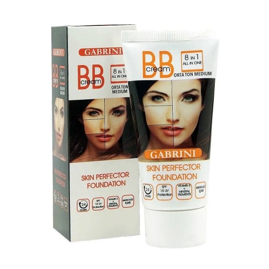 Gabrini-BB-Cream-Medium-Color-550x550 بی بی کرم گابرینی GABRINI BB CREAM رنگ متوسط مدیوم حجم 50 میل - Image 1