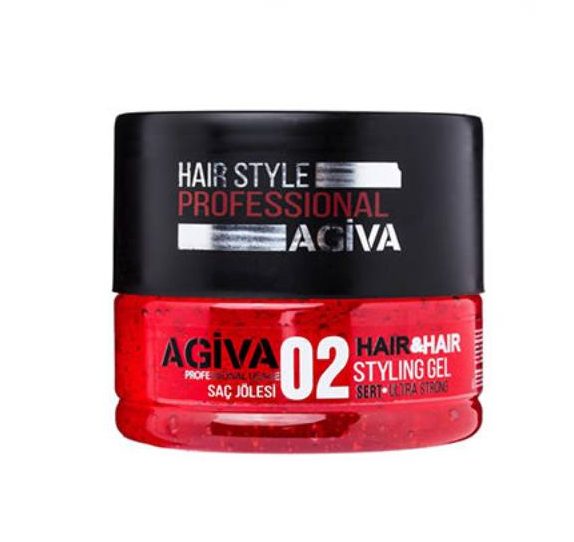 02 ژل مو آگیوا Agiva شماره 02 مدل Ultra Strong حجم 200 میل - Image 1