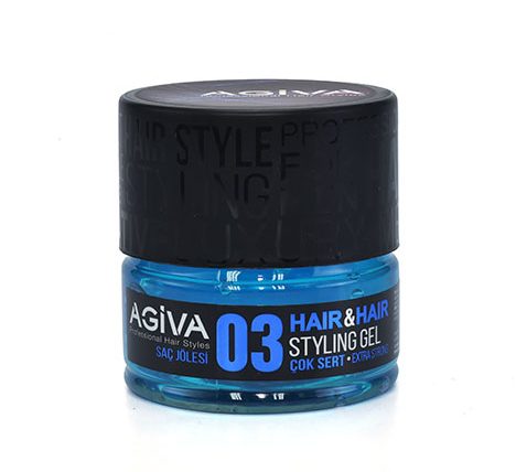 03 ژل مو آگیوا Agiva شماره 03 مدل Extra Strong حجم 200 میل - Image 1