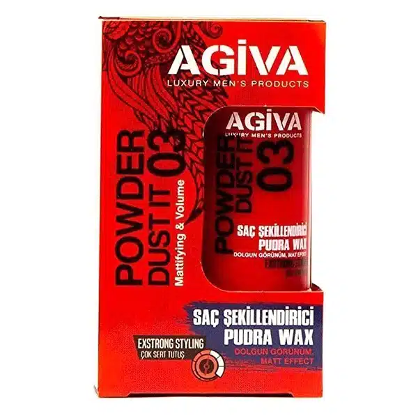 03 پودر حالت دهنده مو آگیوا Agiva شماره 03 وزن 20 گرم - Image 1