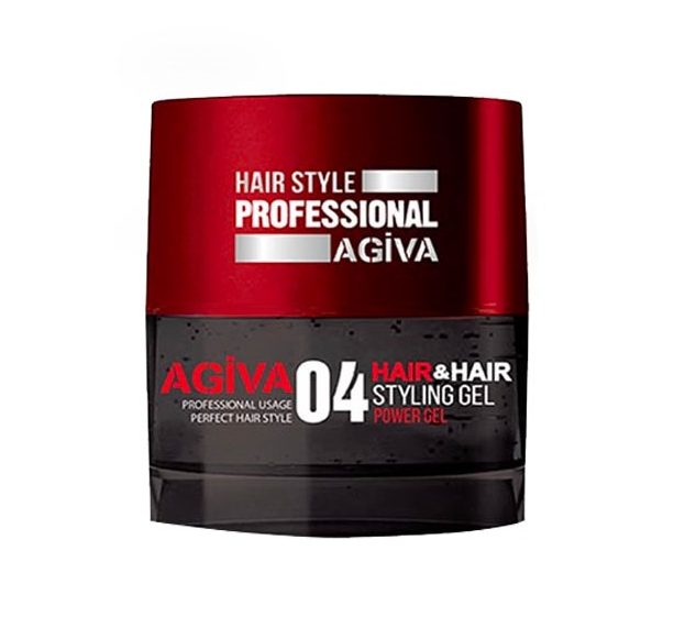 04 ژل مو آگیوا Agiva شماره 04 مدل Power Gel حجم 200 میل - Image 1