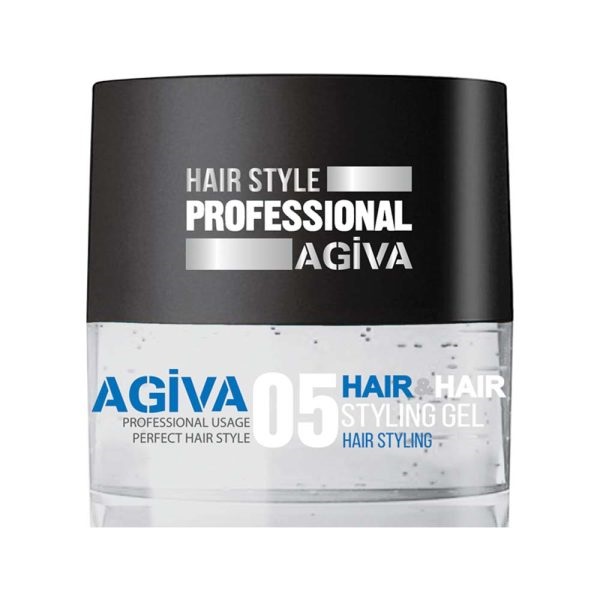 05 ژل مو آگیوا Agiva شماره 05 مدل Mega Strong حجم 200 میل - Image 1