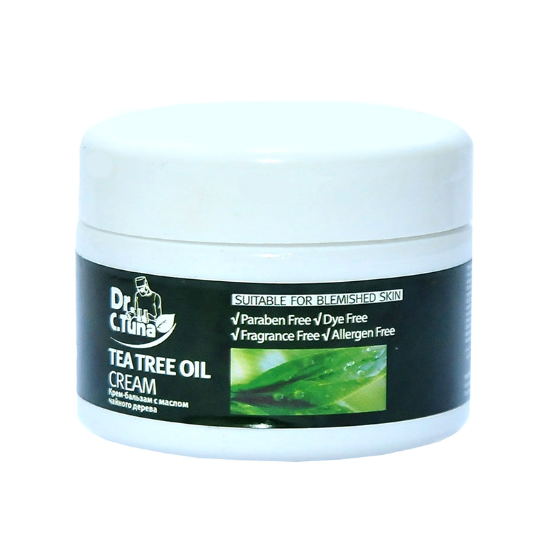 91232518519974 کرم آبرسان کاسه ای چای سبز Tea Tree دکتر سی تونا فارماسی حجم 110 میل - Image 1