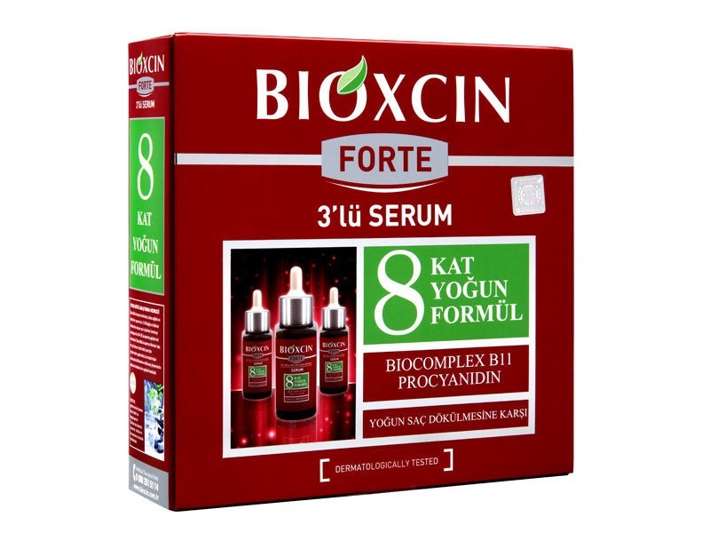 Bioxcin-Forte-Advanced-Anti-Hair-Loss-Serum-30ml-3-Ampules-M0527-1 پک1 عددی سرم مو ضد ریزش بیوکسین BIOXCIN مدل FORTE حجم 50 میل - Image 1