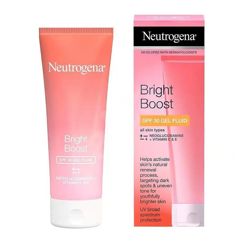 neutrogena-bright-boost-sun-cream-50ml.jpg ضد آفتاب روشن کننده نوتروژینا Neutrogena مدل Bright Boost حجم 50 میل - Image 1