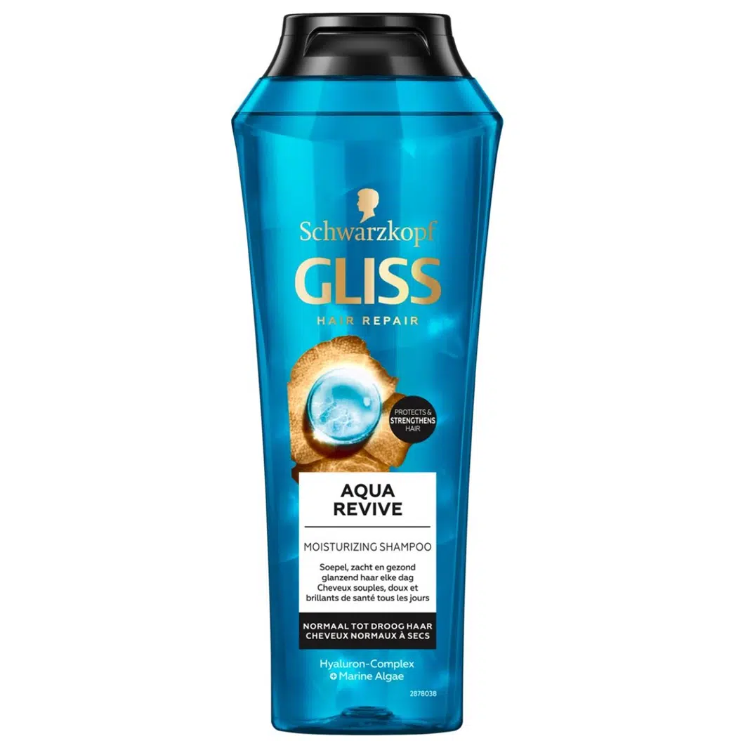 schwarzkopf-gliss-aqua-revive-shampoo.png شامپو گلیس Gliss آبرسان مدل Aqua Revive - Image 1