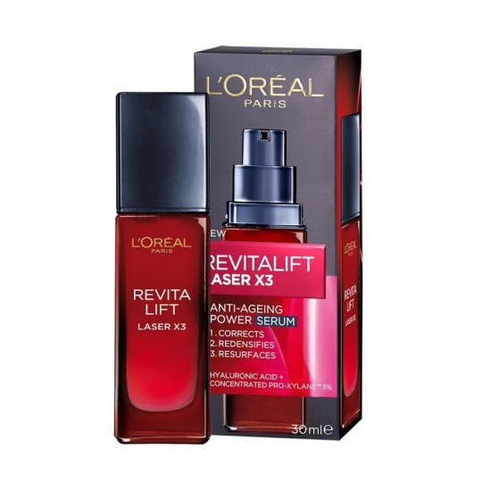 -ضد-چروک-لیفت-لیزر-لورال-Loreal-Revitalift-Laser-X3-حجم-30-میل-550x550h سرم ضد چروک لیفت لیزر لورال LOREAL REVITALIFT LASER X3 حجم 30 میل - Image 1