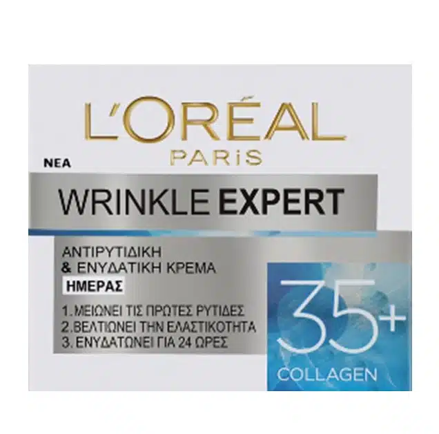 35 کرم روز ضد چروک و آبرسان کلاژن +35 سال لورال Loreal مدل Wrinkle Expert حجم 50 میل - Image 1