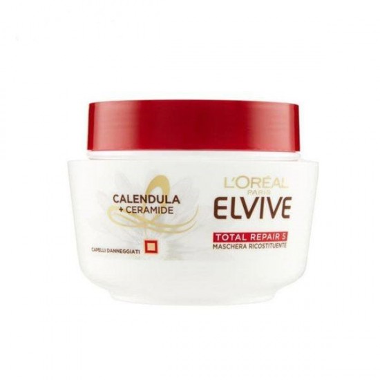 ElviveTotalRepair-550x550 ماسک مو لورال LOREAL موهای آسیب دیده حجم 300 میل - Image 1