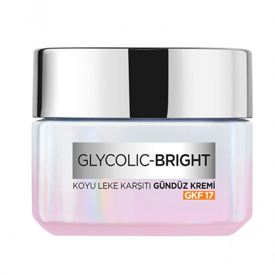 Loreal-Paris-Glycolic-Bright-Anti-Dark-Spot-Day-Cream-550x550 کرم روز روشن کننده و ضد لک لورال پاریس LOREAL PARIS مدل GLYCOLIC BRIGHT حجم 50 میل - Image 1