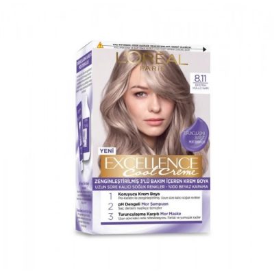 کیت رنگ مو لورال LOREAL EXCELLENCE شماره 8.11