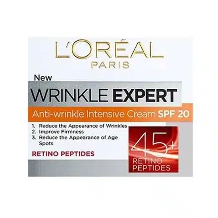 loreal-paris-wrinkle-expert-day-cream-45-50ml.jpg کرم روز ضد چروک رتینول +45 سال لورال Loreal مدل Wrinkle Expert حجم 50 میل - Image 1