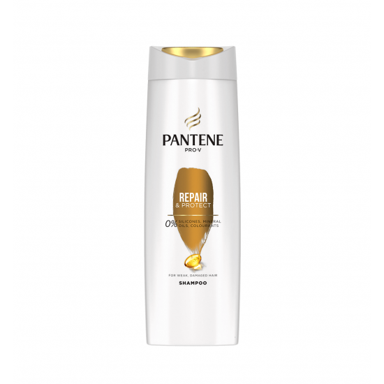 repair_protect_SH__1_-550x550h شامپو پن تن ترمیم کننده موهای آسیب دیده PANTENE سری اروپایی حجم 400 میل - Image 1