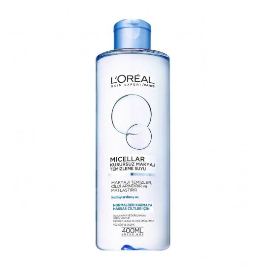 _واتر لورال Loreal مناسب پوست نرمال تا مختلط حجم 400 میل-550x550 میسلار واتر لورال LOREAL مناسب پوست نرمال تا مختلط حجم 400 میل - Image 1