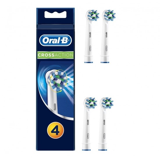 _یدک مسواک برقی اورال بی Oral-B مدل Cross Action بسته 4 تایی در فروشگاه سلین کالا-550x550w سری یدک مسواک برقی اورال بی ORAL-B مدل CROSS ACTION بسته 4 تایی - Image 1