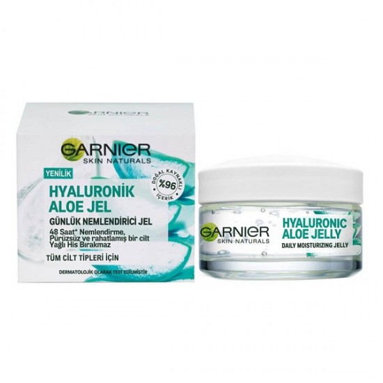 3600542231978-550x550 (1) ژل آبرسان گارنیر Garnier هیالورونیک اسید و آلوئه ورا پوست نرمال حجم 50 میل - Image 1