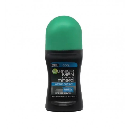 Garnier-Intense-Cooling-Men-Roll-On-550x550h مام رولی مردانه گارنیر GARNIER مدل INTENSE COOLING حجم 50 میل - Image 1