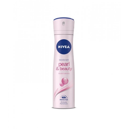 Pearl and Beauty-550x550h اسپری ضد تعریق نیوا NIVEA زنانه مدل PEARL AND BEAUTY حجم 200 میل - Image 1