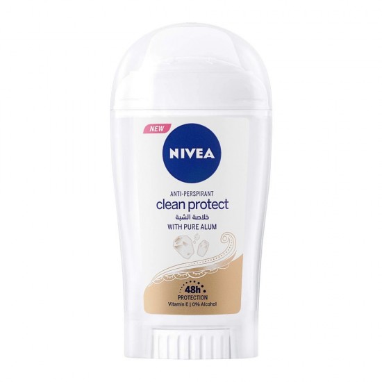 nivea-clean-protect-40ml-550x550 استیک زنانه نیوا مدل CLEAN PROTECT حجم 40 میل - Image 1