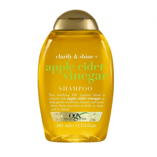ogx-apple-cidar-vinegar-550x550w شامپو او جی ایکس OGX سرکه سیب درخشان کننده مدل APPLE CIDER VINEGAR حجم 385 میل - Image 1