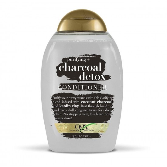 ogx-charcoal-conditioner-550x550w نرم کننده او جی ایکس OGX زغال بدون سولفات حجم 385 میل - Image 1
