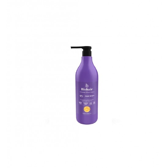 Biohair_Shampoo-550x550h شامپو ضد زردی مو بیوهیر BIOHAIR مناسب موهای رنگ شده حجم 1000 میل - Image 1