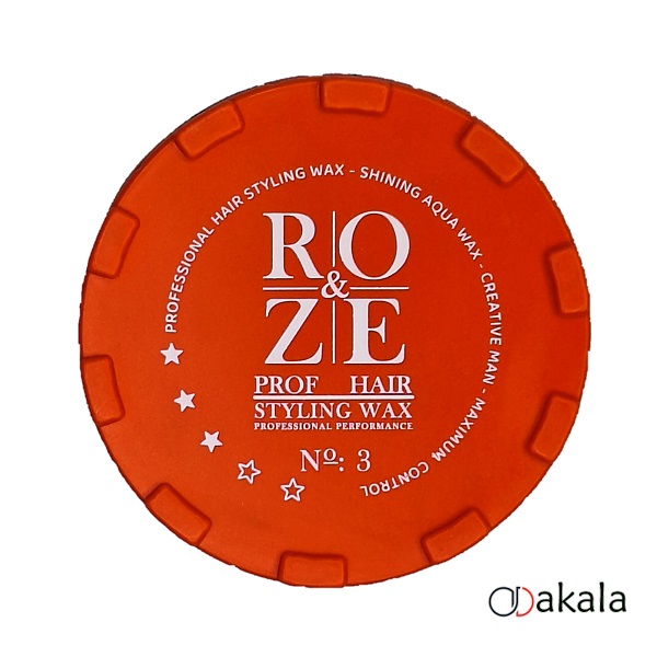 واکس-مو-رز-ROZE-نارنجی-شماره-3-3 واکس مو رز ROZE نارنجی شماره 3 - Image 1
