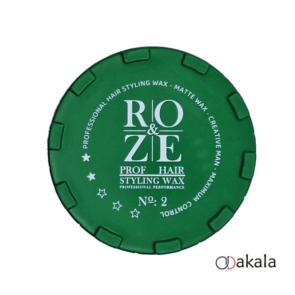 واکس-مو-مات-رز-ROZE-شماره-2-2 واکس مو مات رز ROZE سبز شماره 2 - Image 1