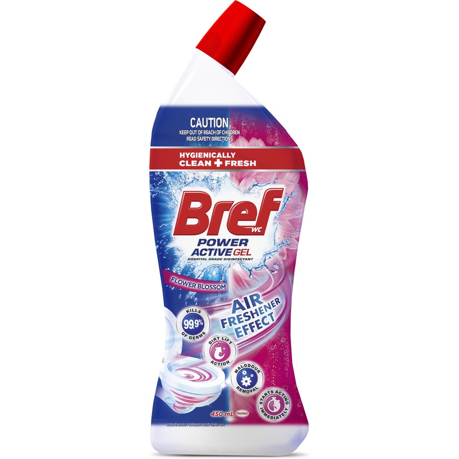 11-14 جرم گیر سرویس بهداشتی برف Bref با رایحه گلهای بهاری - Image 1