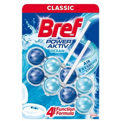 bref-classic-power-active-ocean-8PCs خوشبو کننده Bref توالت فرنگی با رایحه اقیانوس 8 عددی - Image 1