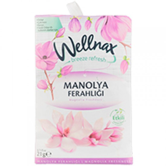 _کننده کمد لباس، حوله و رخت خواب ولناکس Wellnax اسانس گل مانولیا وزن 21 گرم-550x550 خوشبو کننده کمد لباس، حوله و رخت خواب ولناکس WELLNAX اسانس گل مانولیا وزن 21 گرم - Image 1