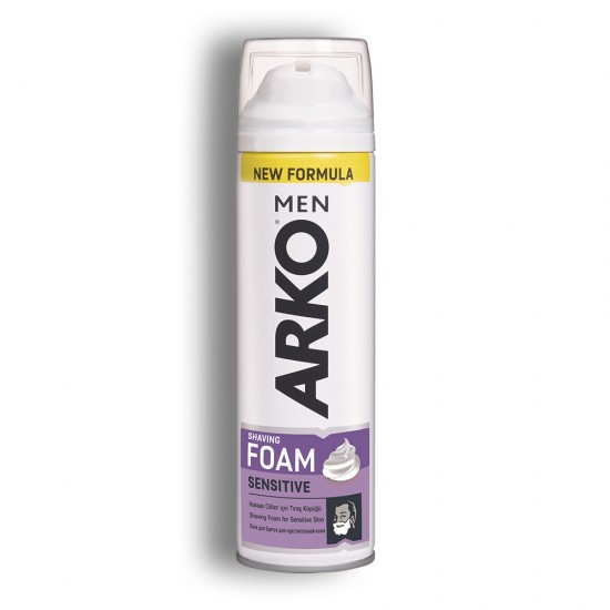 arko-men-sensitive-shaving-foam-200ml-f-550x550 فوم اصلاح آرکو من ARKO MEN مدل SENSITIVE حجم 200 میل - Image 1