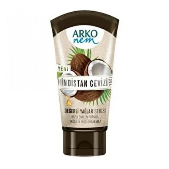 arkonem-hindistan-ceviz-550x550h کرم مرطوب کننده آرکو نم ARKO NEM حاوی روغن نارگیل حجم 60 میل - Image 1