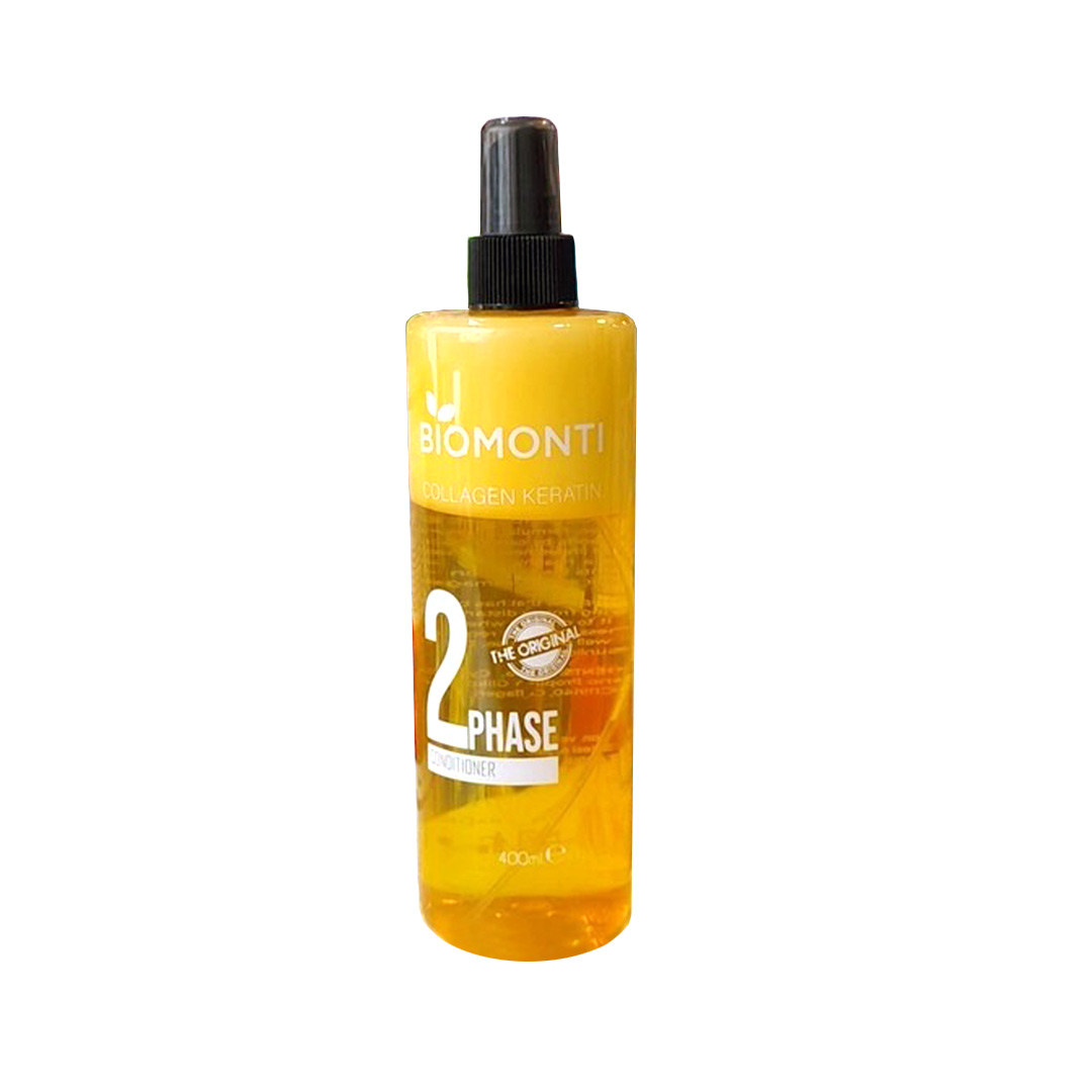 biomonti-Argan-keratin-conditioner اسپری دوفاز بیومونتی آرگان 400 میل - Image 1