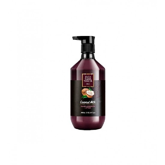 eyup-sabri-coconut-milk-hand-and-body-lotion-550x550h لوسیون دست و بدن ایوب صبری تونجر EYUP SABRI TUNCER حاوی عصاره روغن بادام شیرین 300 میل - Image 1