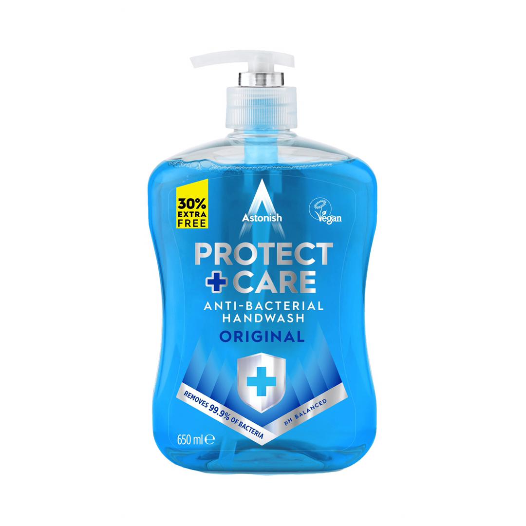 WhatsApp-Image-2022-07-20-at-10.38.55-AM مایع دستشویی آنتی باکتریال astonish مدل Protect + Care Original حجم 650 میل ساخت انگلستان - Image 1