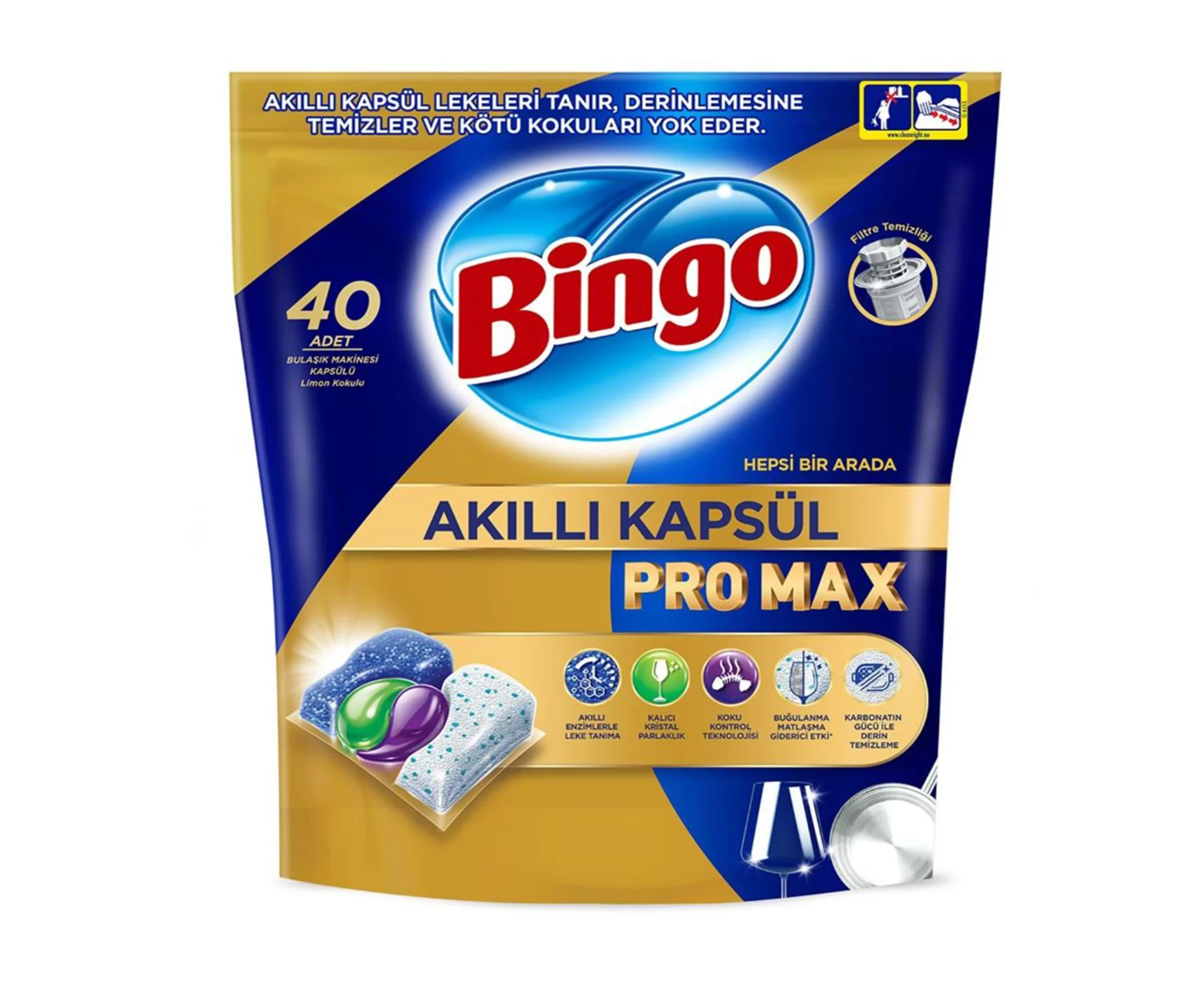 bingo-dishwasher-tablets-promax-model-masokala-com-scaled قرص ظرفشویی بینگو Bingo مدل Pro Max بسته 40 عددی - Image 1