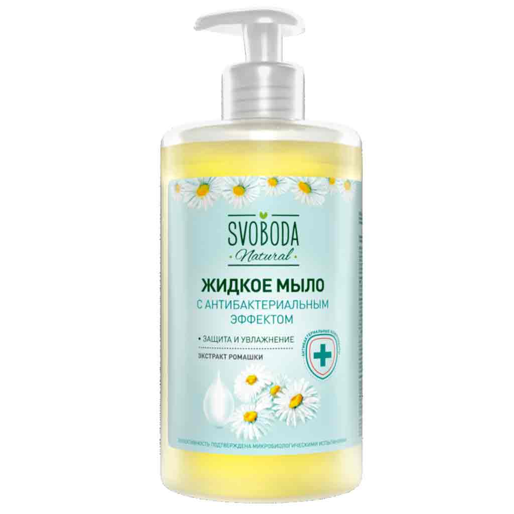 5-9-1 صابون مایع اسوبودا Svoboda Chamomile عصاره بابونه 430 میل - Image 1