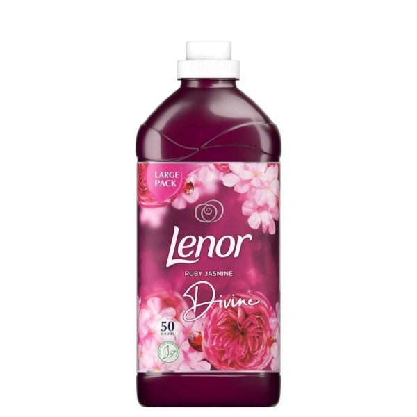 lenor-ruby-jasmine-600x600 نرم کننده لباس فابریک لنور Ruby Jasmine رایحه بلومن حجم 1.750 لیتر - Image 1