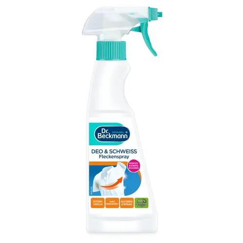 اسپری-ضد-تعریق-لباس اسپری ضد تعریق لباس انگلیسی دکتر بکمن Dr. Beckmann Stain Spray Deodorant مناسب انواع لباس ها 250 میل - Image 1